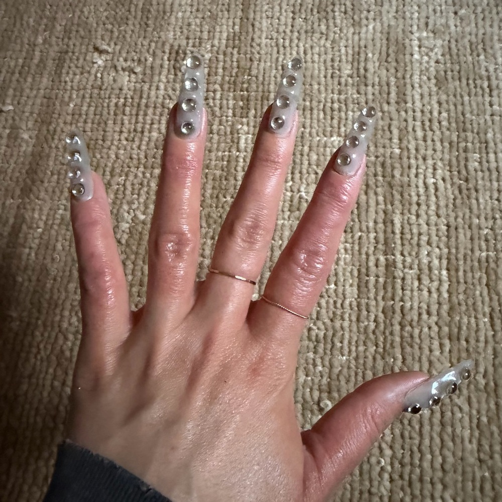 Delicate Gold Stacking Rings - Thin Minimalist Bands